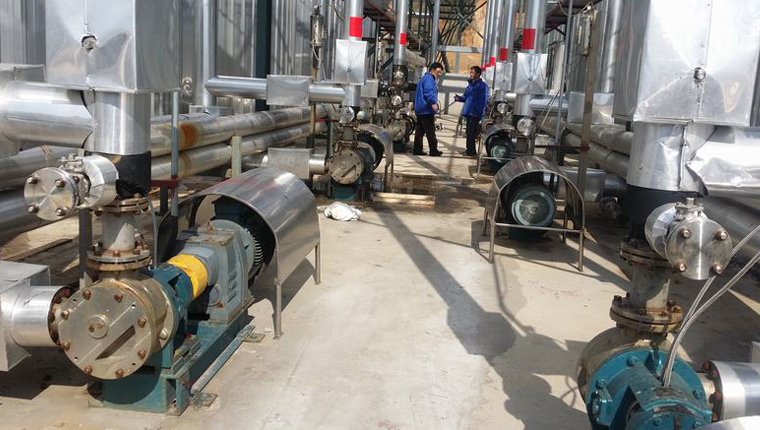 NYP不銹鋼高粘度泵用戶現(xiàn)場