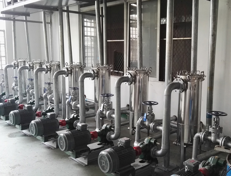 廣東港興石油潤滑油輸送泵采用遠(yuǎn)東KCB-300齒輪泵